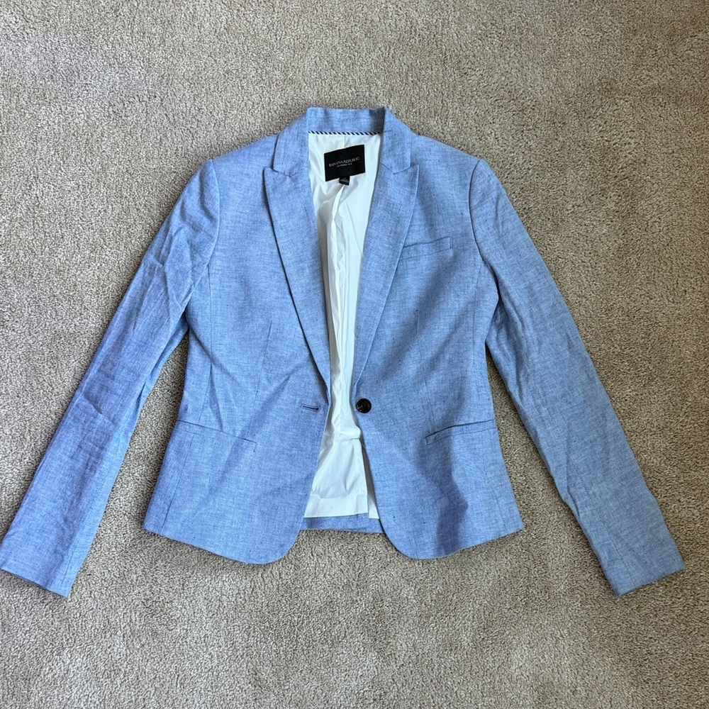 Banana Republic Light Blue Women's Blazer